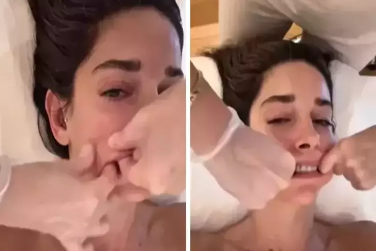 Elvin Levinler ağzının içine masaj yaptırdı