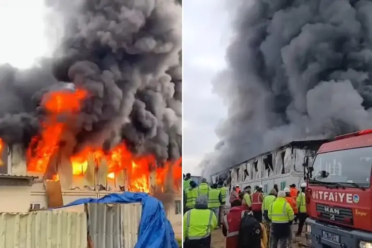 Sakarya'da şehir hastanesi yangınının yeni görüntüleri ortaya çıktı