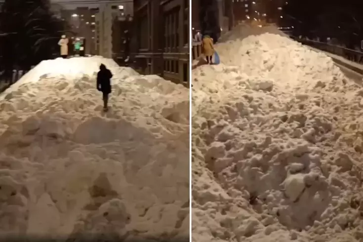 Ülke karlar altında! 146 yılın en güçlü fırtınasına yakalandılar