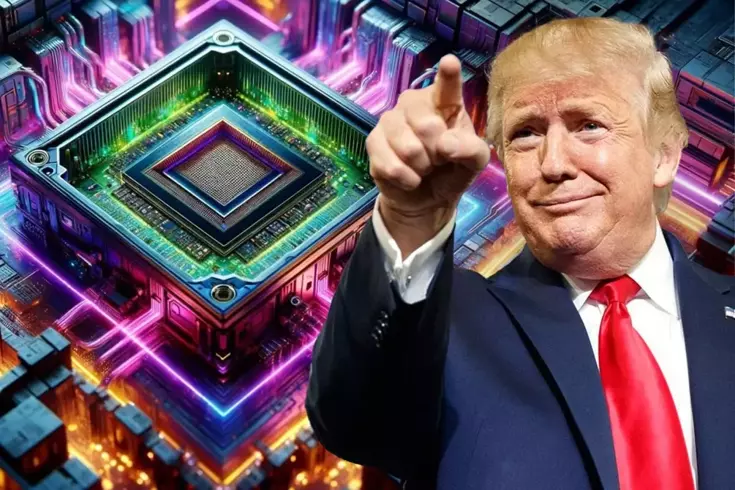 Trump'tan yeni karar! Gelişmiş çiplere yüzde 25 vergi getirildi