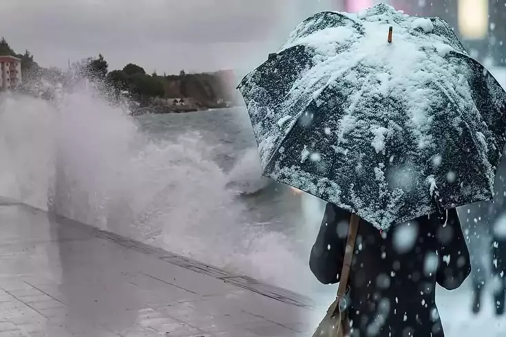 В Стамбуле продолжается снегопад, новое предупреждение! На этот раз приходит очень сильный.