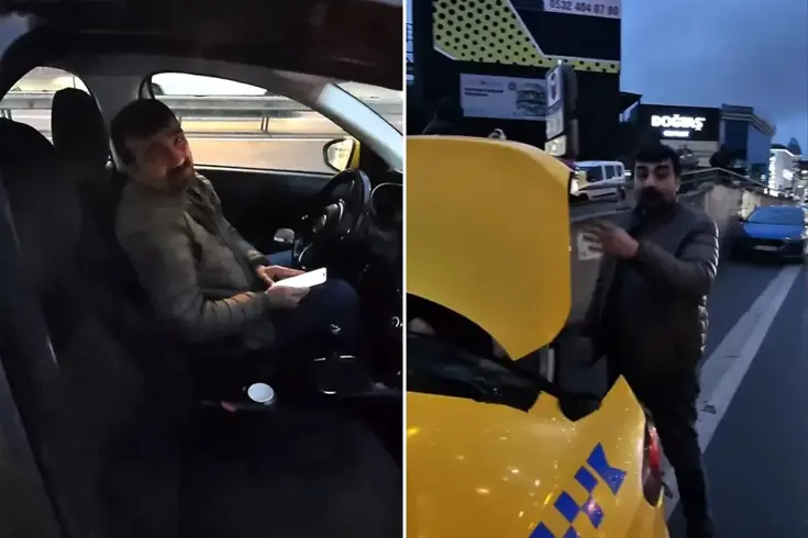 Taksici önce güzergahı sonra yolcu sayısını bahane etti! Engelli yolcuları araca almadı