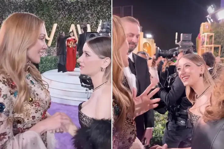 Hazal Kaya, Meryem Uzerli'yi görünce kendini tutamadı: Yaşlan artık be kadın!