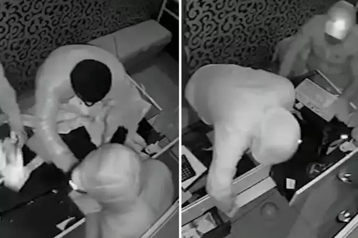 40 saniyede 1.5 milyonluk altın hırsızlığı kamerada