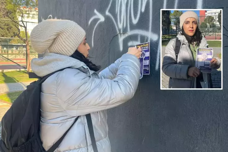 Sokak sokak geziyor, bastığı broşürle gördüğünü uyarıyor