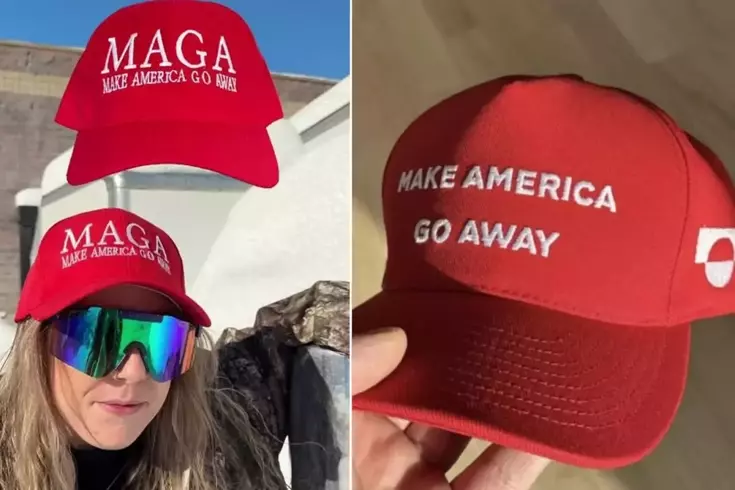 Amerika defol git şapkalarının satışı patladı