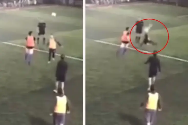 ''Halı saha tarihinin en güzel golünü attım'' diyerek paylaştı, binlerce beğeni aldı