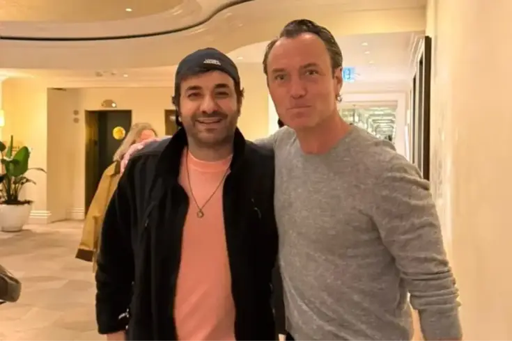 Hasan Can Kaya, Hollywood yıldızı Jude Law karşılaştı, O da Nuri Bilge Ceylan hayranı çıktı