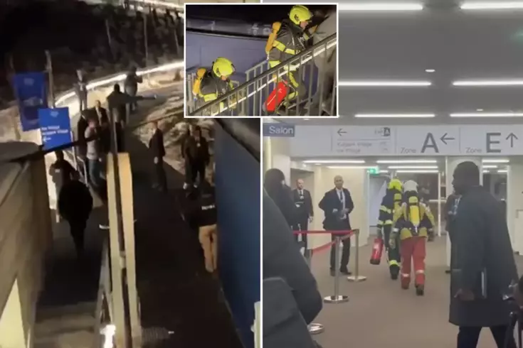 Davos'ta korku dolu anlar! Dünya liderlerinin olduğu kongre hemen tahliye edildi