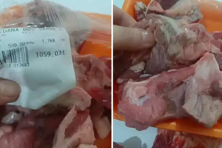 ثارت المرأة التي تتسوق من سلسلة المتاجر الكبرى: اللهم لا تجعلهم يطعمونكم.