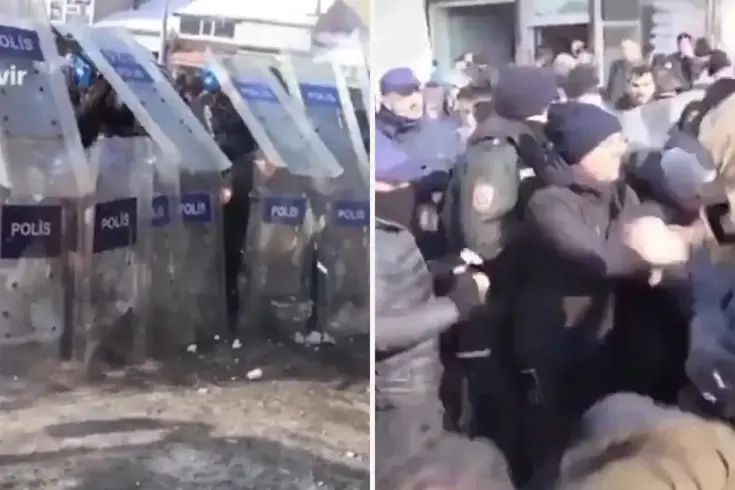 Van ve Ağrı'da sokaklar karıştı! Çok sayıda kişi gözaltında