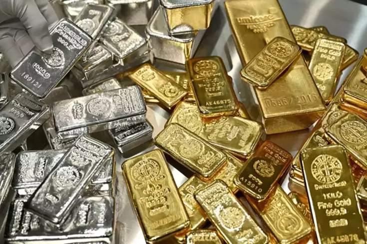 Significant crash in gold and silver prices.