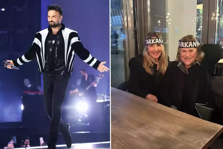 Güler Sabancı da Tarkan hayranı, konsere bandanası ile katıldı