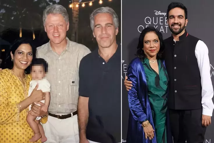 Images of Mamdani's mother also emerged from the pedophilia case.