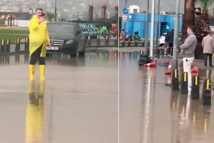 İzmir'i sel götürürken başkanların uğraştığı şeye bakın