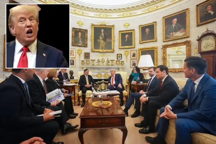 ترامب وبيتر اجتمعا في البيت الأبيض