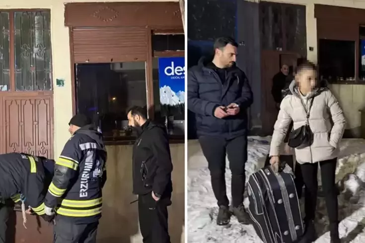 Erzurum'da evde zorla tutulduğunu öne süren kadını polis kurtardı