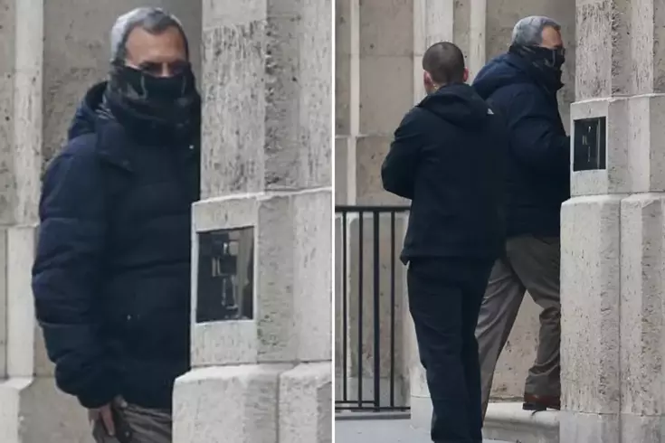 Skandalın vahametini ortaya koyan kare! Yüzünü gizledi ama fena yakalandı