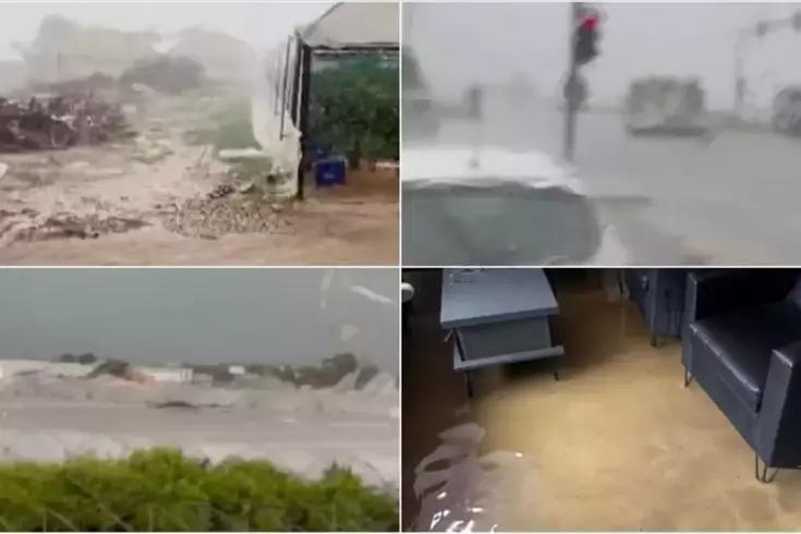 Antalya'da sağanak hayatı olumsuz etkiledi