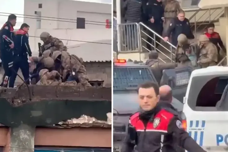 Старое место работы было обстреляно, в результате чего четыре человека получили ранения; на крыше его нейтрализовала специальная операция.