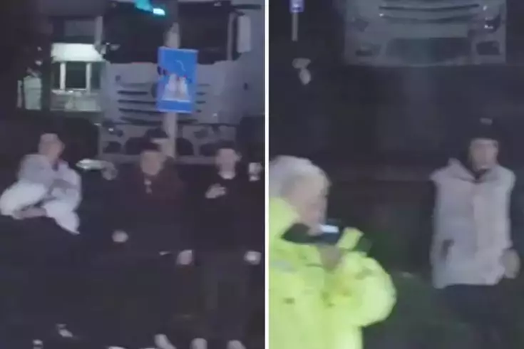 Samsun'da Trabzonspor takım otobüsüne taşlı saldırı: Sporcularımızın can güvenliği tehdit altında