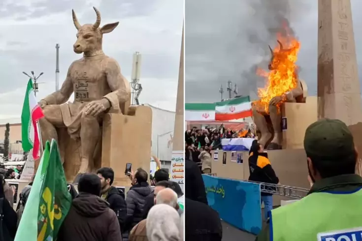 Komşu ülkede kaydedilen görüntü dünya gündemine bomba gibi düştü