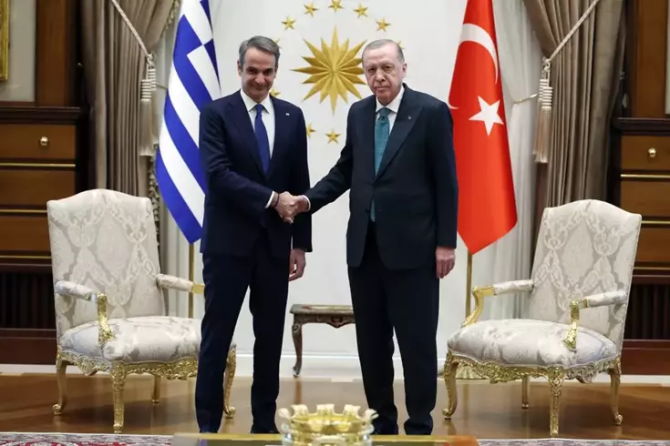 ميتسوتاكيس في أنقرة! الرئيس أردوغان: مشاكلنا مع اليونان في بحر إيجة والبحر الأبيض المتوسط ليست بلا حل.