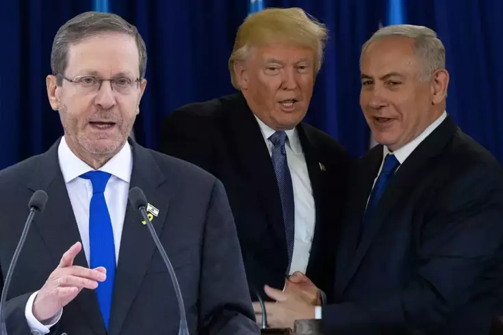 Trump'tan Netanyahu fırçası! Herzog'dan tek cümlelik yanıt geldi