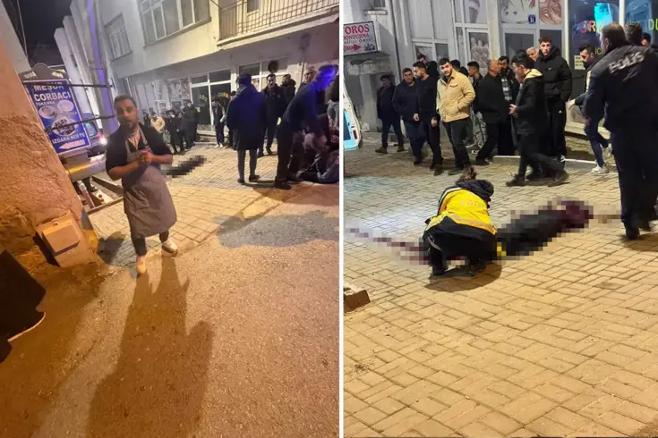 Eşini sokak ortasında öldürüp intihar etti