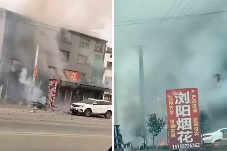 Çin'de havai fişek dükkanındaki patlamada 12 kişi hayatını kaybetti