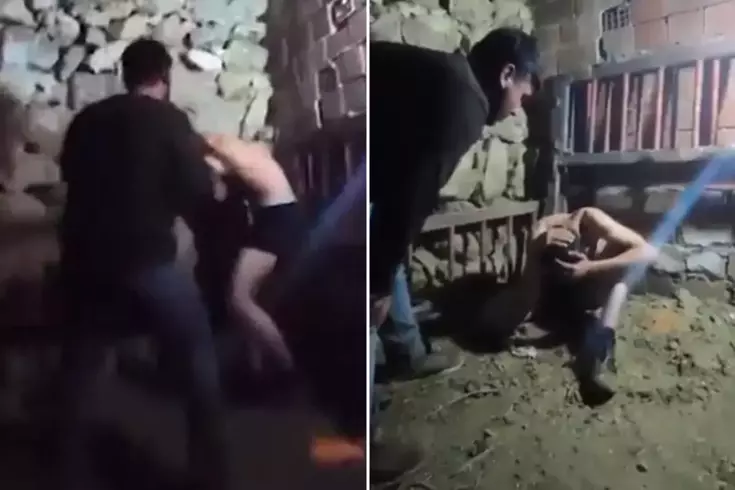 İç çamaşırına kadar soyduğu çocuğa ahırda işkence etti