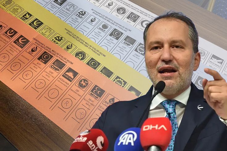 ذكر فاتح إربكان الأحزاب الأربعة التي يمكنهم التحالف معها واحدة تلو الأخرى.