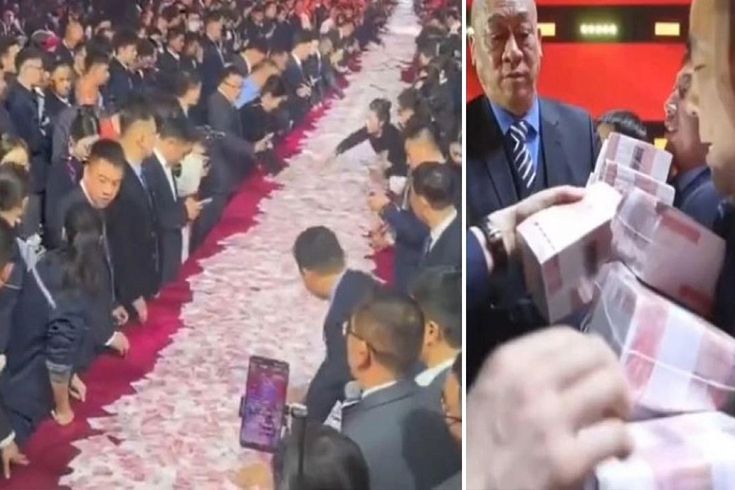 عرض 26 مليون دولار على الطاولة، وقال لعماله 'خذوا ما تستطيعون حمله'.