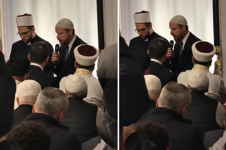 Bilal Erdoğan, Üsküp'te teravih namazını kıldırdı
