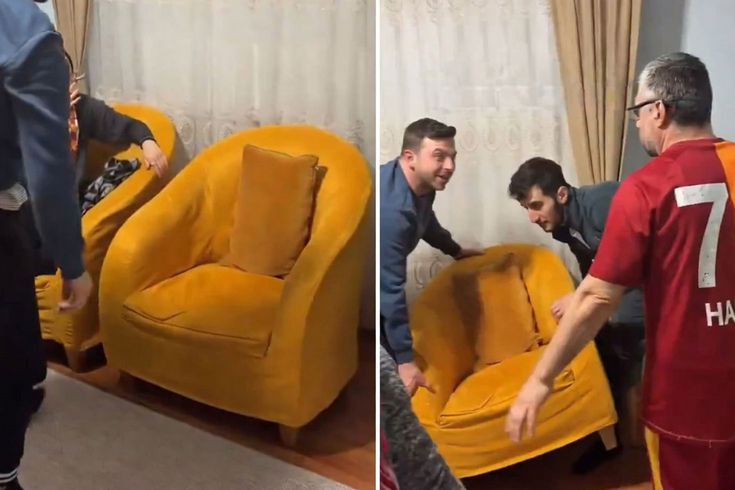 الحركة التي غيرت مجرى المباراة من قبل المشجعين الذين يعتقدون أن الكرسي يجلب الحظ السيئ أثناء المباراة