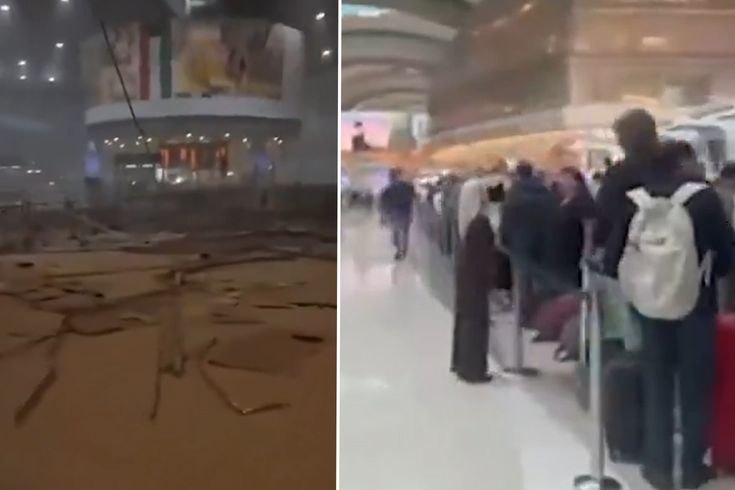 Abu Dabi havalimanında uçuşlar yeniden başladı, bavulunu kapan koştu