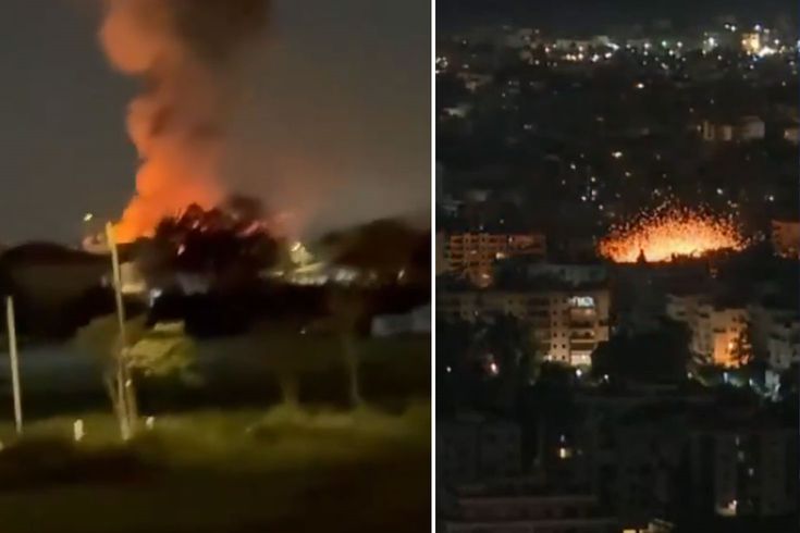 İsrail, Lübnan'ın başkenti Beyrut'a bomba yağdırdı