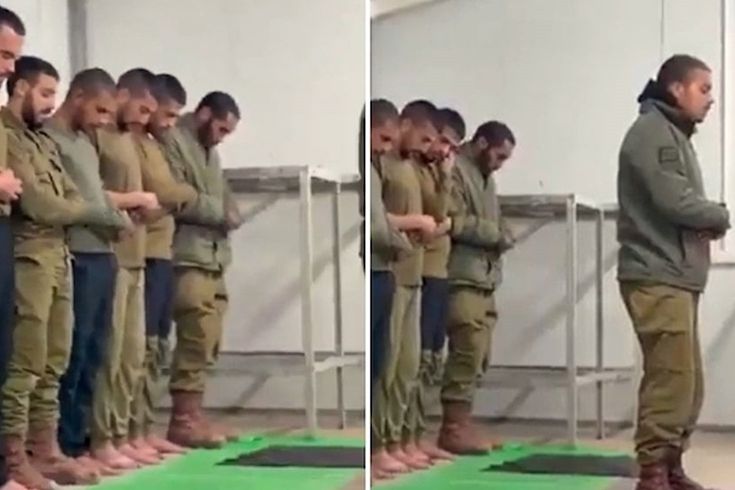 Görüntüleri paylaşıldı! Bunlar da İsrail'in Müslüman askerleri