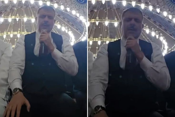 Bakan Çiftçi teravihten sonra böyle Kur'an-ı Kerim okudu