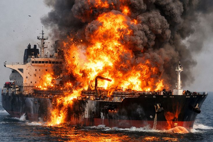İran: Basra Körfezi'nde ABD'ye ait varlıklardan biri olan petrol tankerini vurduk