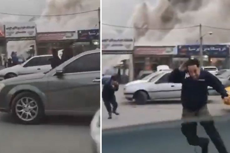 ABD ve İsrail savaş uçakları Hürremabad'ı bombaladı