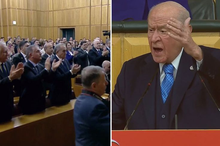Bahçeli'nin Kürtlerle ilgili sözleri parti grubunda ayakta alkışlandı