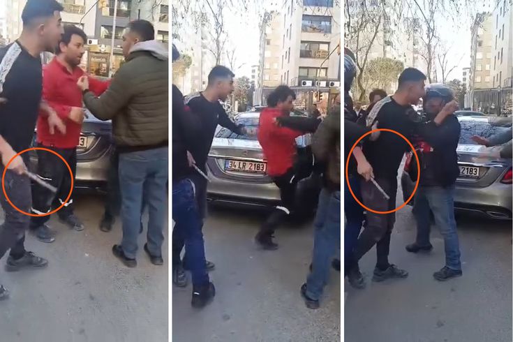 Kadıköy'de trafikte dehşet, kamyonet şoförüne demir çubukla saldırdılar