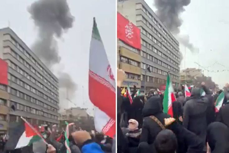 İsrail'in Vuracağız dediği Tahran'daki miting alanı yakınında patlama
