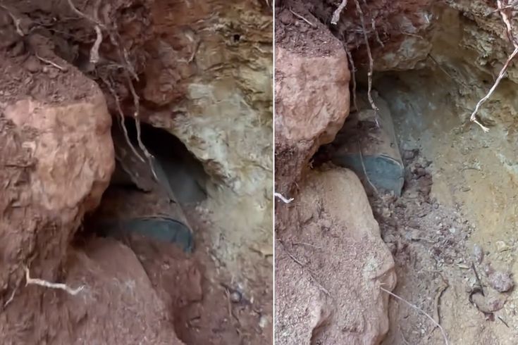 Define kazısı yaptı, çıkanı görünce sevinçten havaya uçtu
