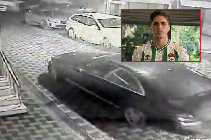 Görüntüler ortaya çıktı! Genç futbolcuyu ölüme götüren saldırıda çakarlı araç detayı