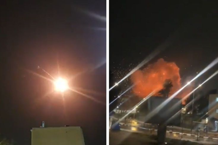 İran'dan İsrail'e füze saldırısı! Nükleer santralin bulunduğu bölgede şiddetli patlama