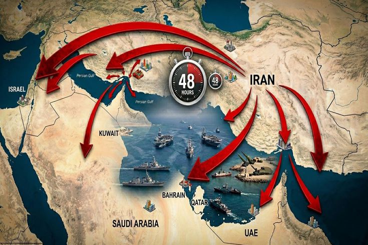 48 hours from Iran to Israel and Gulf countries: Store water and charge your phones.
