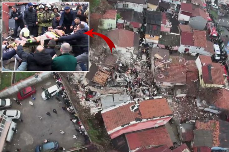 İstanbul Fatih'te iki bina çöktü! 1 kişi hayatını kaybetti