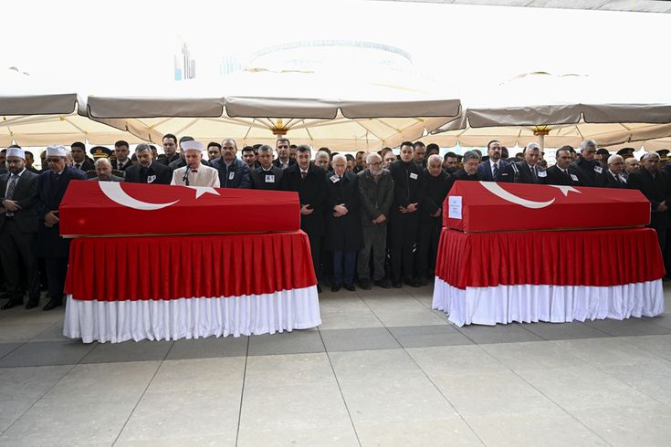 Katar'da şehit olan ASELSAN teknisyenleri son yolculuklarına uğurlandı